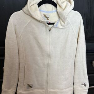 Tracksmith Cream Hooded Jacket